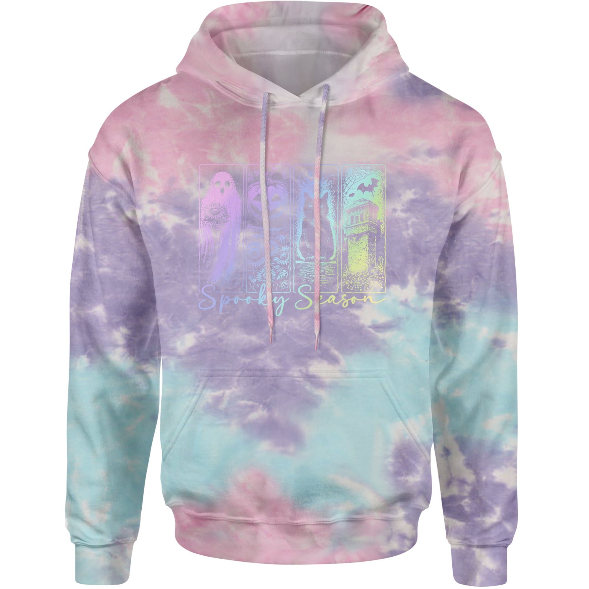 Spooky Season Cute Pastel Halloween Design Adult Hoodie Sweatshirt Cotton Candy