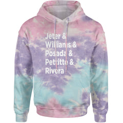 Jeter & Williams & Posada & Pettitte & Rivera Adult Hoodie Sweatshirt Cotton Candy