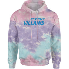 Detroit Villains Grit Football Adult Hoodie Sweatshirt Cotton Candy