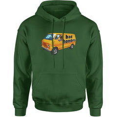 Bad Hombres Van West Chester Band Adult Hoodie Sweatshirt Forest Green