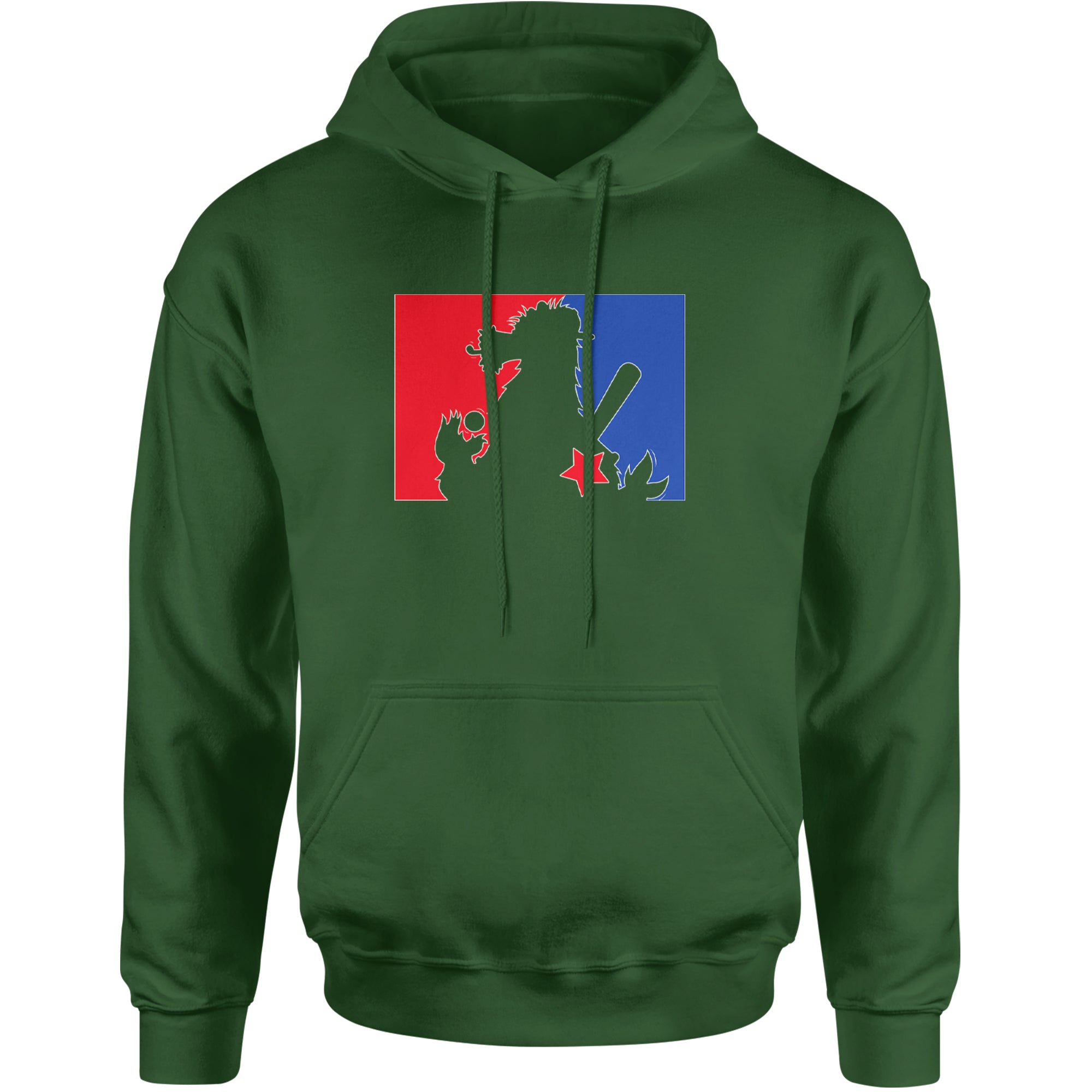 Philly Baseball Phan Adult Hoodie Sweatshirt Forest Green