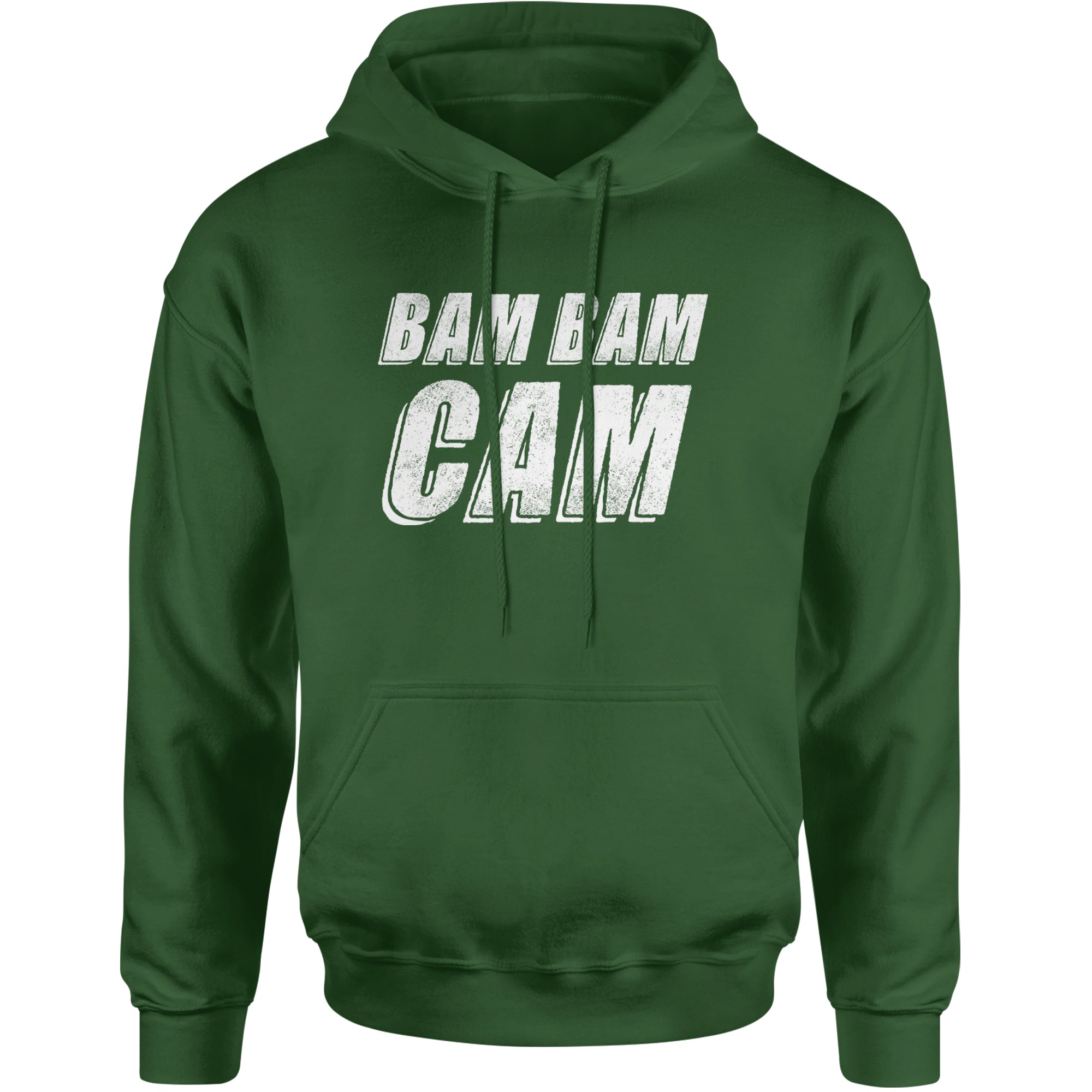 Bam Bam Cam Adult Hoodie Sweatshirt Forest Green