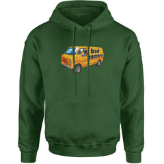 Bad Hombres Van West Chester Band Adult Hoodie Sweatshirt Forest Green