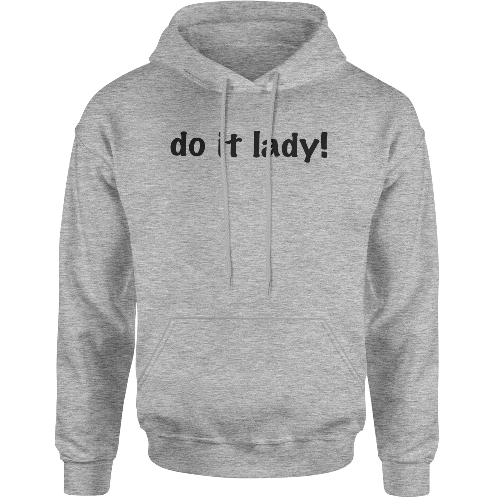 Do It Lady Viral Meme Adult Hoodie Sweatshirt Heather Grey
