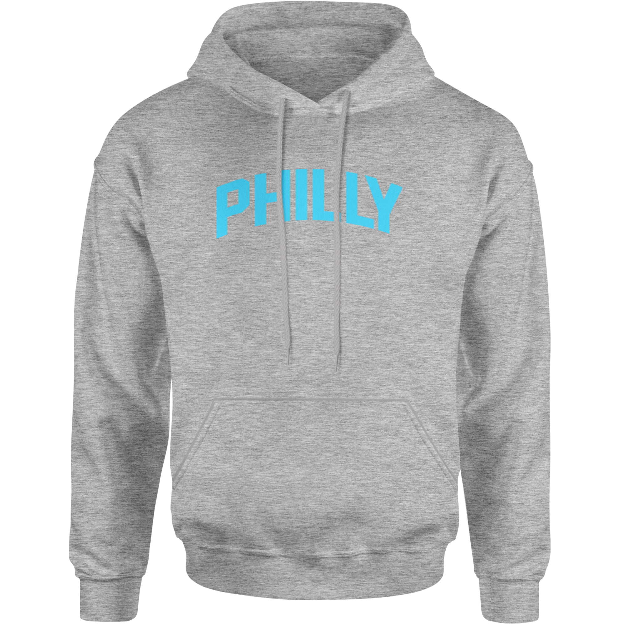 Philly Philadelphia Pride Adult Hoodie Sweatshirt Heather Grey