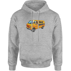 Bad Hombres Van West Chester Band Adult Hoodie Sweatshirt Heather Grey