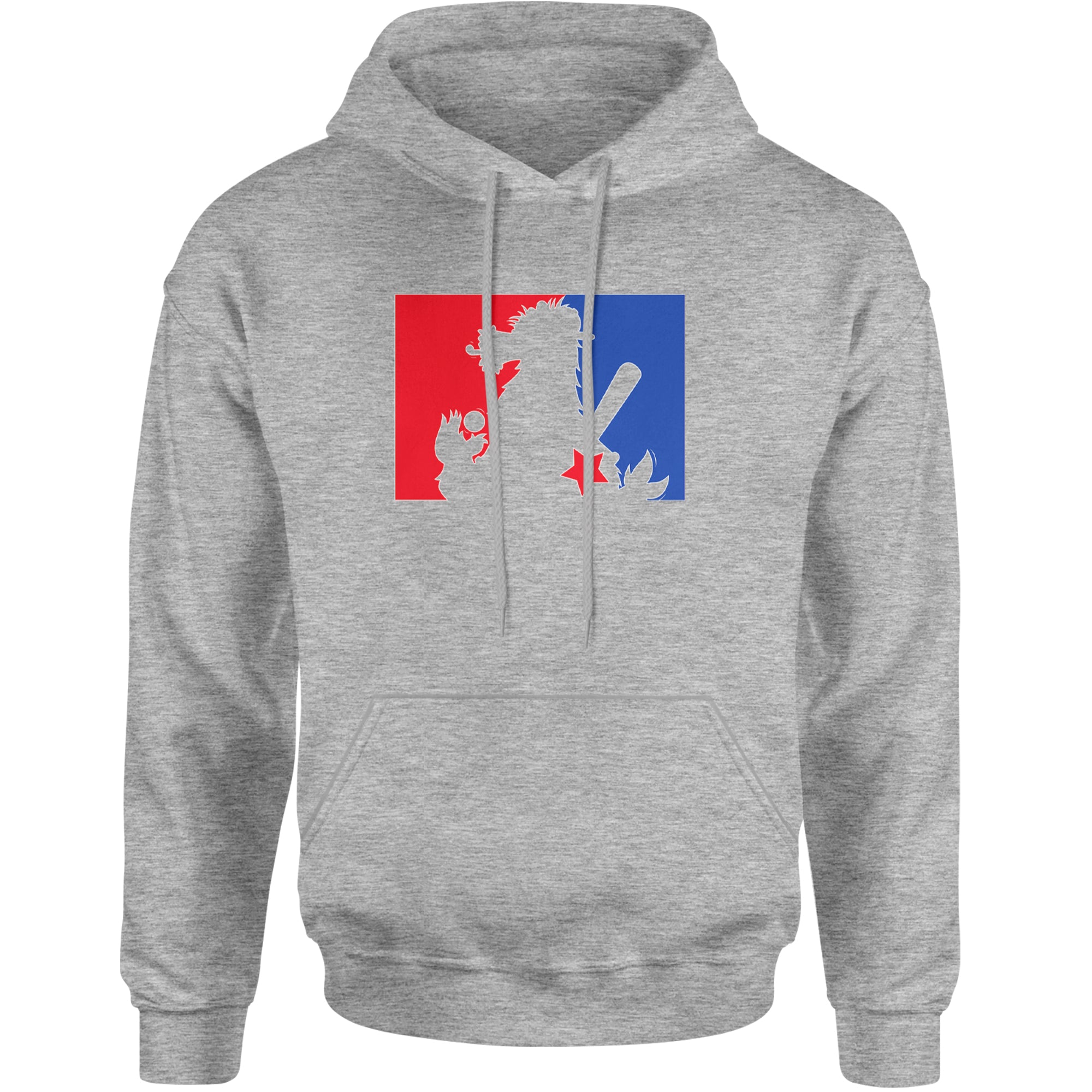 Philly Baseball Phan Adult Hoodie Sweatshirt Heather Grey