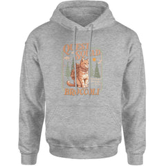 Quest Squad Broccoli Cat Fantasy Reader  Adult Hoodie Sweatshirt Heather Grey