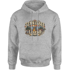 Tennessee Legend Country Music Dolly Adult Hoodie Sweatshirt Heather Grey