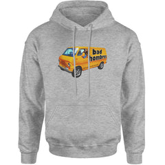 Bad Hombres Van West Chester Band Adult Hoodie Sweatshirt Heather Grey