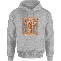 Tung Tung Tung Sahur Enforcer Adult Hoodie Sweatshirt Heather Grey