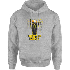 Hoist The Cone Pittsburgh Pride Adult Hoodie Sweatshirt Heather Grey