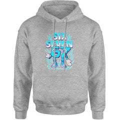 67 Brainrot Meme Slang Adult Hoodie Sweatshirt Heather Grey