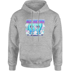 67 Six Seven Meme Kawaii Cloud Adult Hoodie Sweatshirt Heather Grey