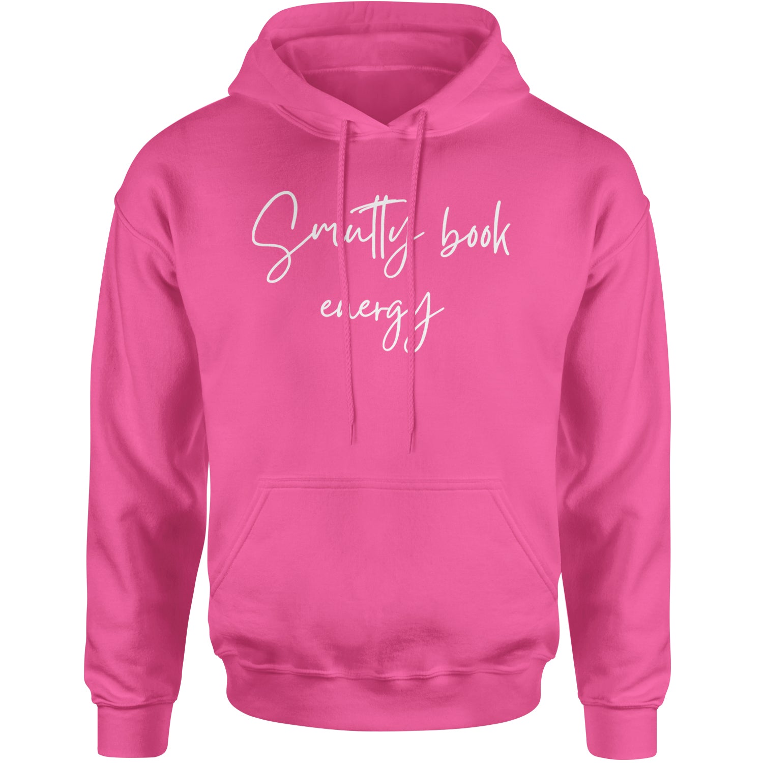 Smutty Book Energy Romantasy Adult Hoodie Sweatshirt Hot Pink