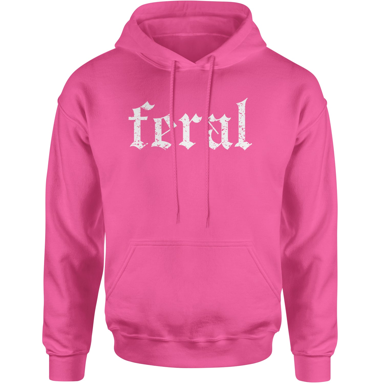 Feral Club Rat Festival Rave EDM Adult Hoodie Sweatshirt Hot Pink