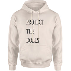 Protect The Dolls Equal Rights Adult Hoodie Sweatshirt Ivory