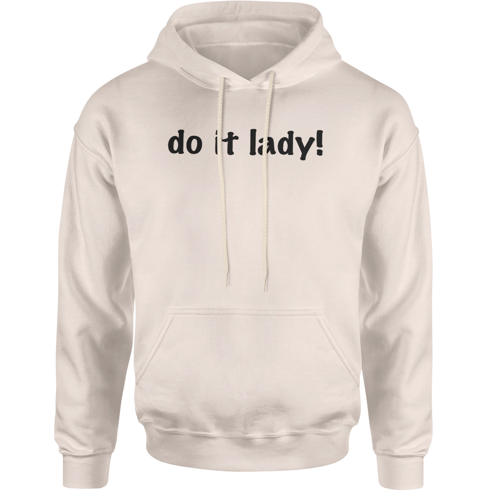 Do It Lady Viral Meme Adult Hoodie Sweatshirt Ivory