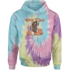 Punch Stay Kind Macaque Adult Hoodie Sweatshirt Jellybean
