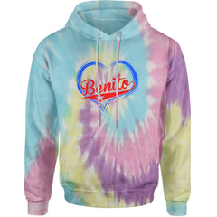 Benito Heart Puerto Rico Adult Hoodie Sweatshirt Jellybean