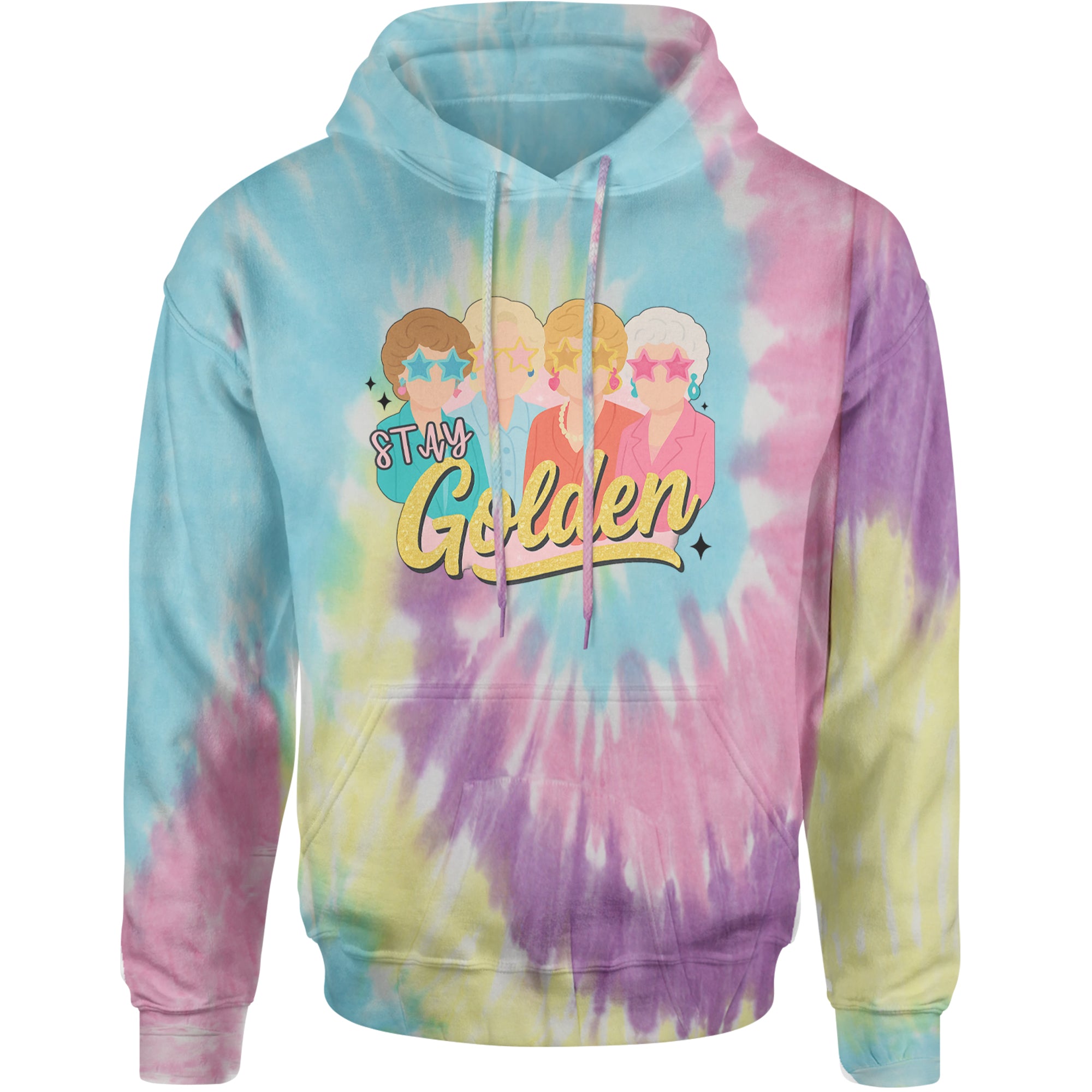 Stay Golden Girls Retro Adult Hoodie Sweatshirt Jellybean