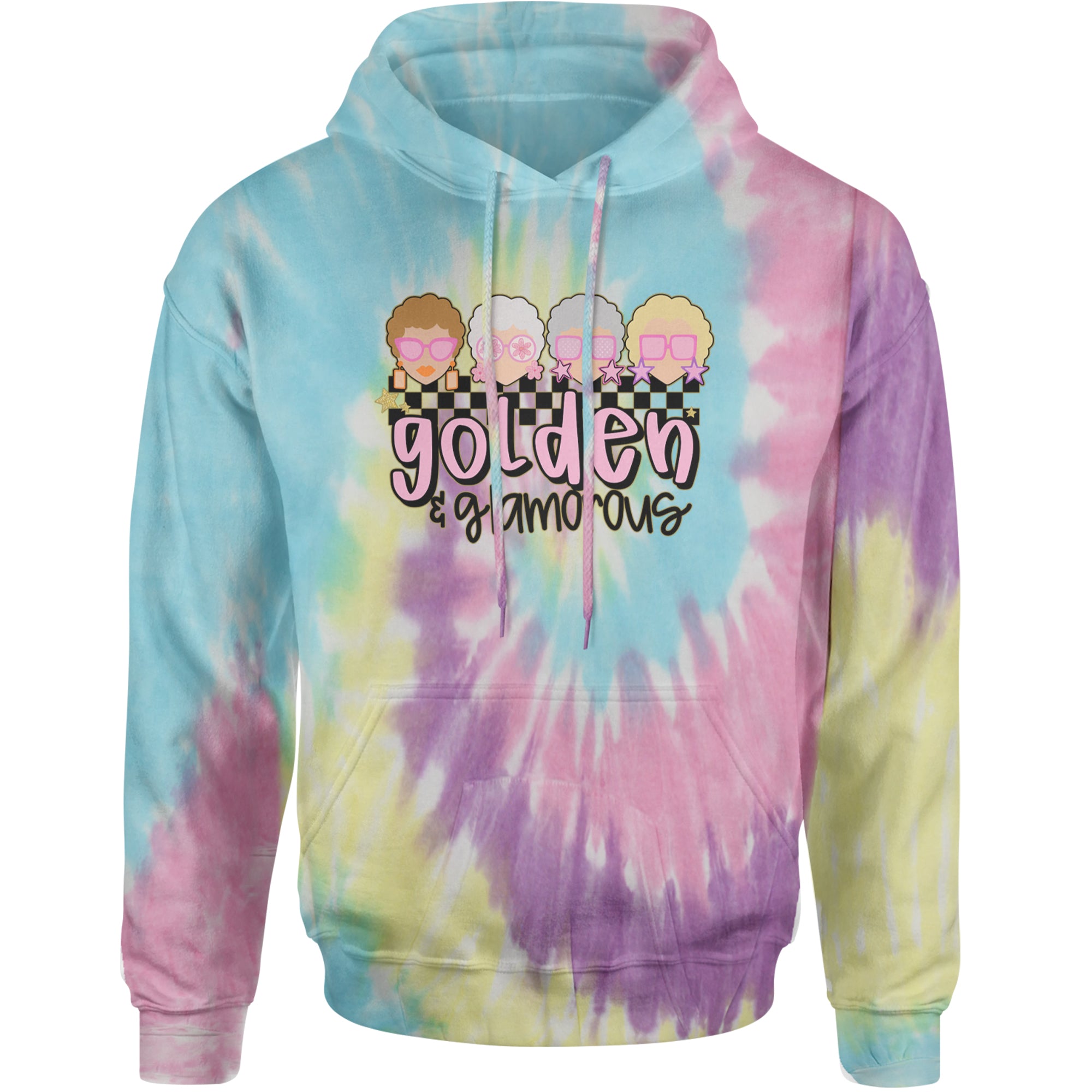Golden And Glamorous Golden Girls Adult Hoodie Sweatshirt Jellybean