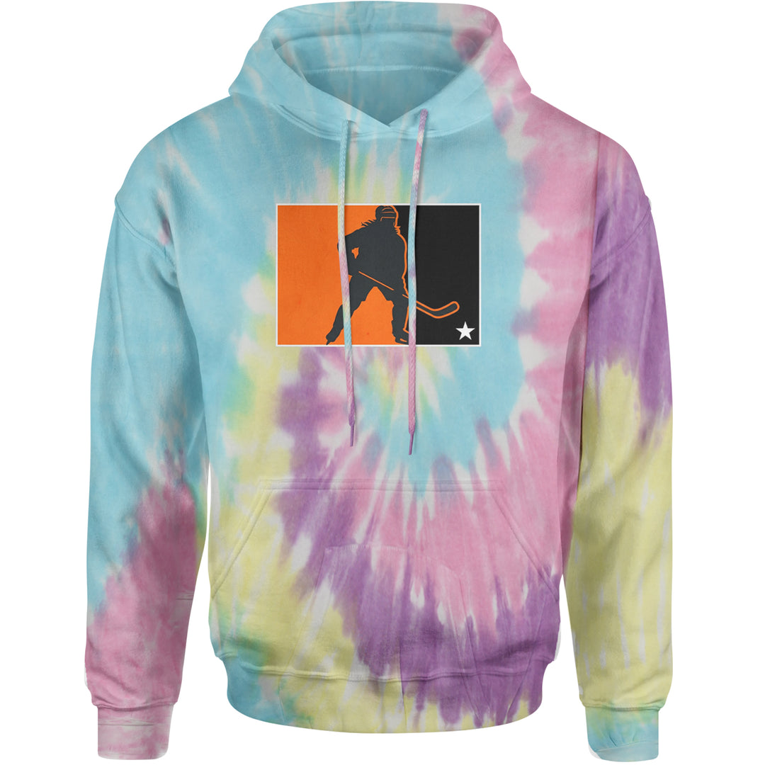 Hockey Enforcer Retro Vintage Adult Hoodie Sweatshirt Jellybean