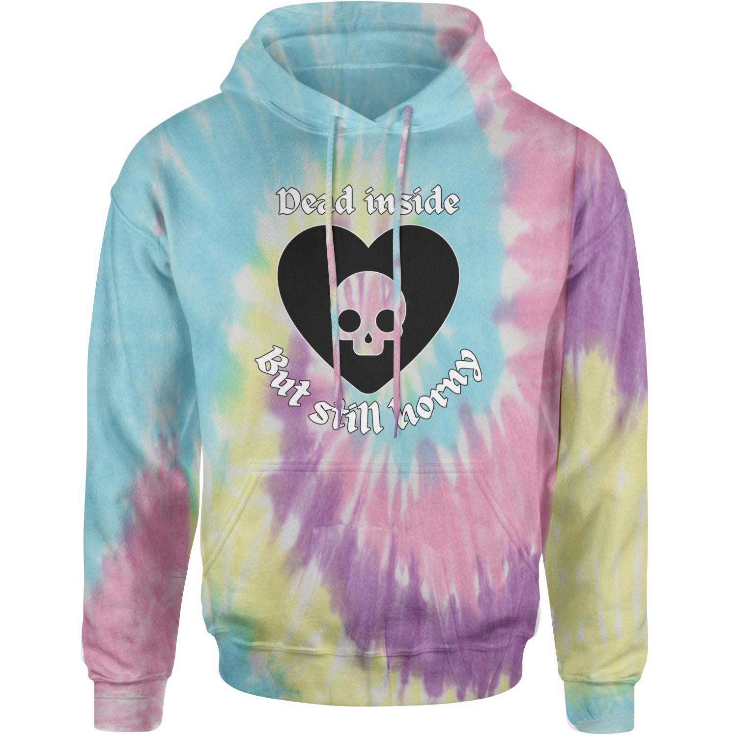 Dead Inside But Still Horny Skull Romantasy Adult Hoodie Sweatshirt Jellybean