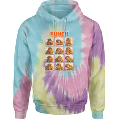 Punch Play Hard Love Harder Adult Hoodie Sweatshirt Jellybean
