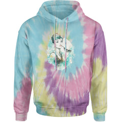 Mrs. Herpburn Iconic Watercolors Adult Hoodie Sweatshirt Jellybean