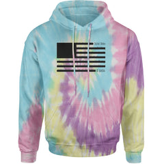 Redacted American Flag Adult Hoodie Sweatshirt Jellybean