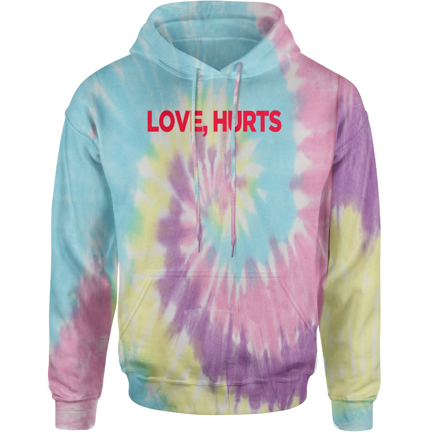 Love Hurts Adult Hoodie Sweatshirt Jellybean