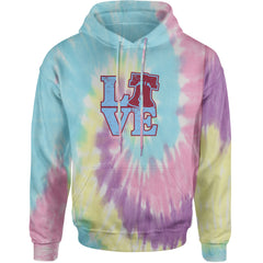 Love Philly Liberty Bell Adult Hoodie Sweatshirt Jellybean