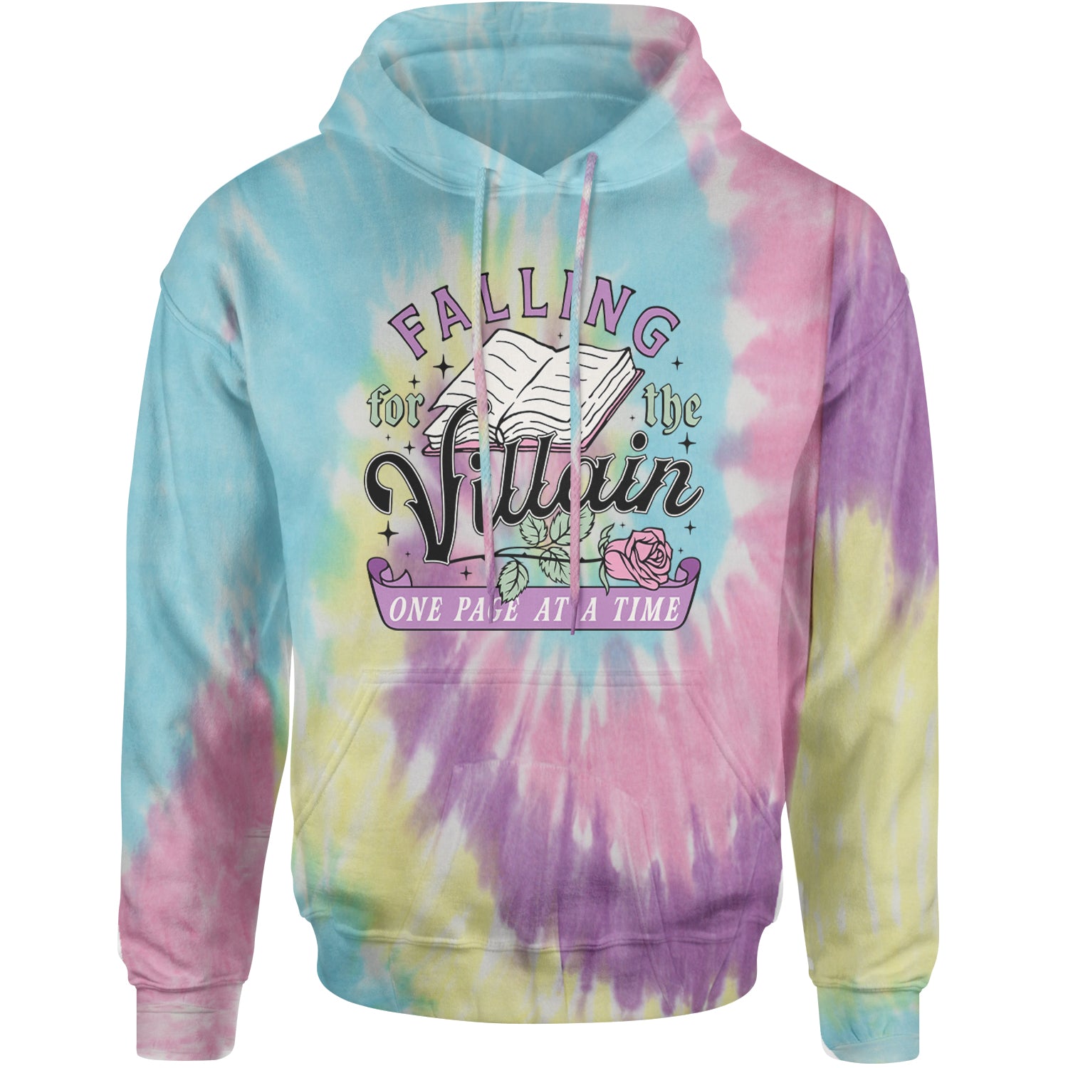 Falling For The Villain One Page At A Time Adult Hoodie Sweatshirt Jellybean