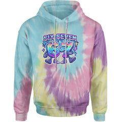 Six Seven 67 Retro Pixel Buddies Adult Hoodie Sweatshirt Jellybean