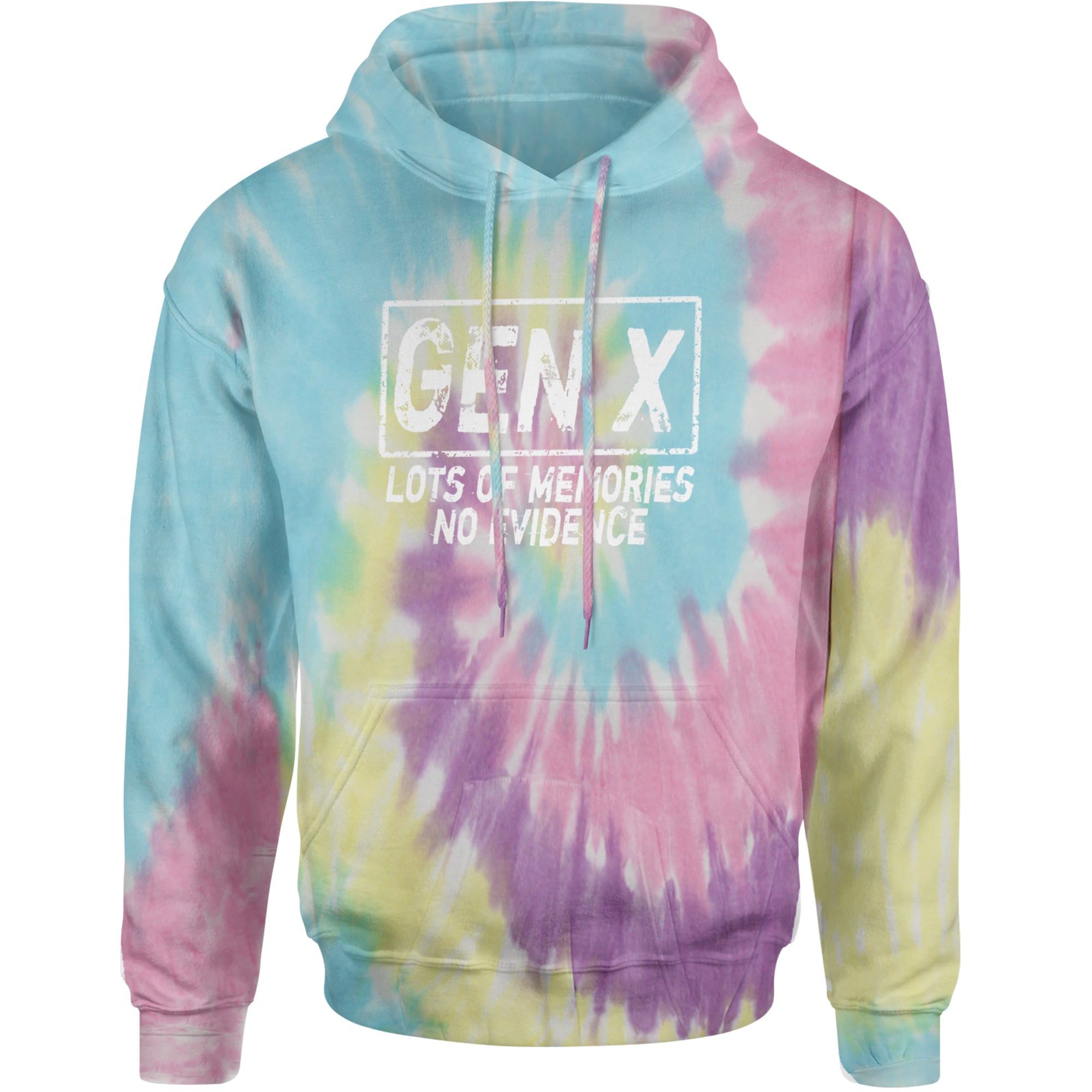 Gen X Lots of Memories No Evidence Nostalgia Adult Hoodie Sweatshirt Jellybean