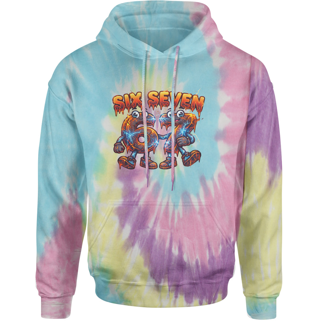 67 Lava Lightning Six Seven Meme Adult Hoodie Sweatshirt Jellybean