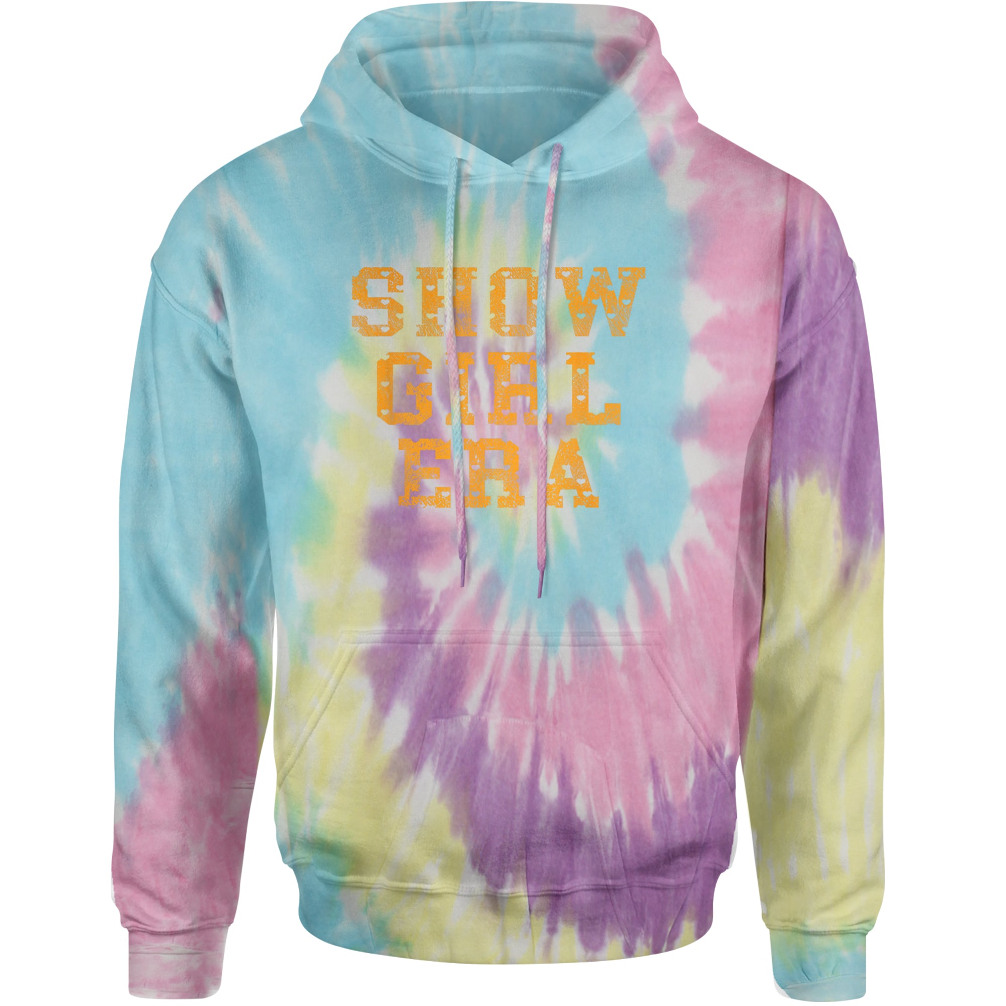 Vintage Showgirl Era Heart Adult Hoodie Sweatshirt Jellybean