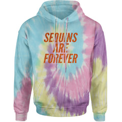 Sequins Are Forever Retro Glam Adult Hoodie Sweatshirt Jellybean