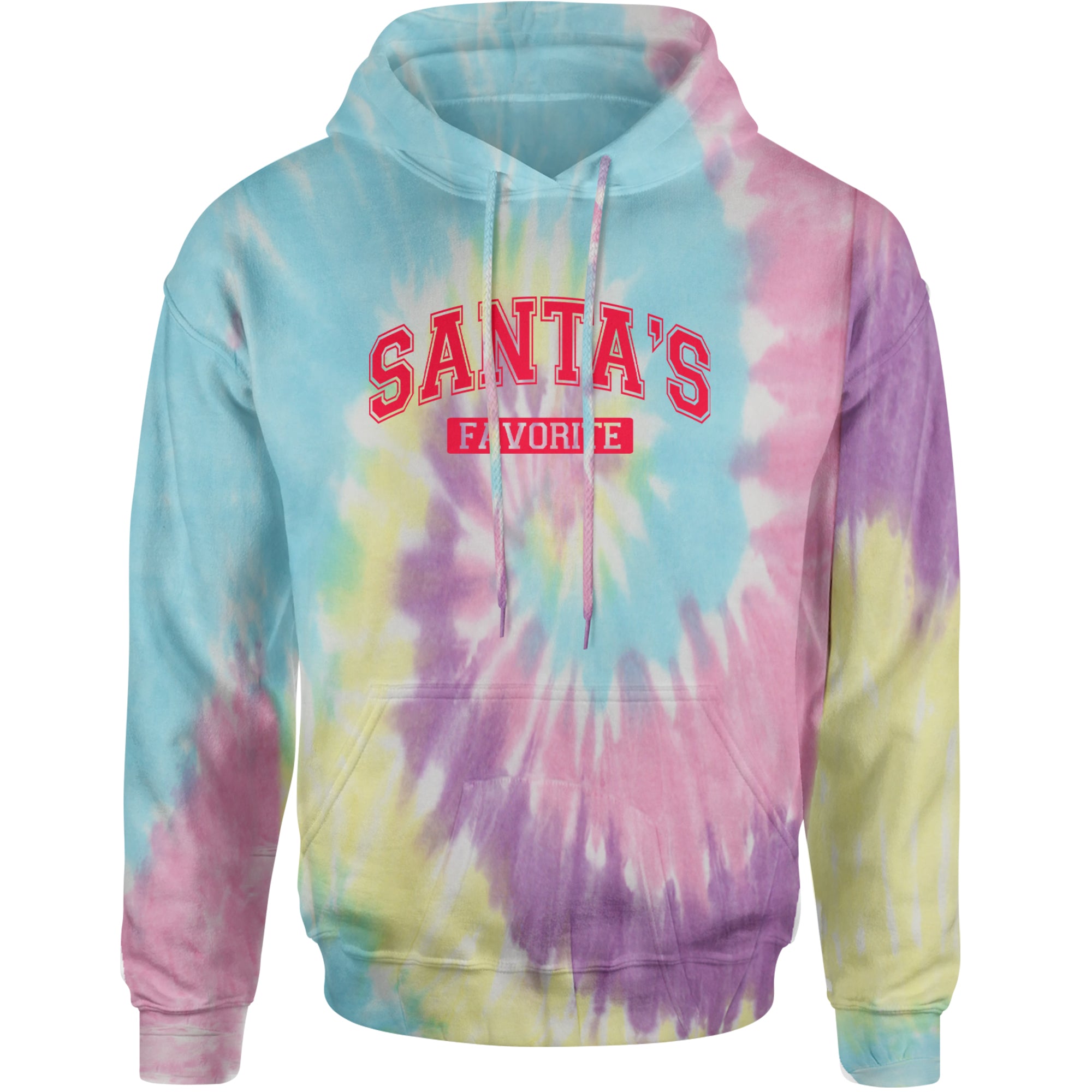 Santa's Favorite Adult Hoodie Sweatshirt Jellybean
