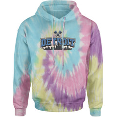 Detroit Motor City Retro Piston Adult Hoodie Sweatshirt Jellybean
