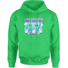 67 Six Seven Meme Kawaii Cloud Adult Hoodie Sweatshirt Kelly Green