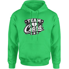 Team Ciara Scamanda Broken Heart Adult Hoodie Sweatshirt Kelly Green