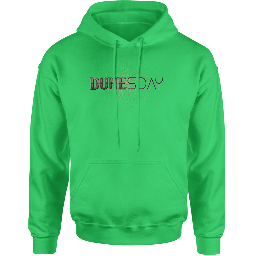 DunesDay Desert Apocolypse Adult Hoodie Sweatshirt Kelly Green