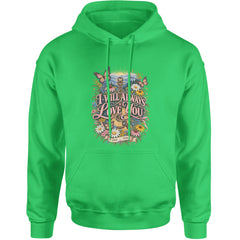 I Will Always Love You Dolly Adult Hoodie Sweatshirt Kelly Green