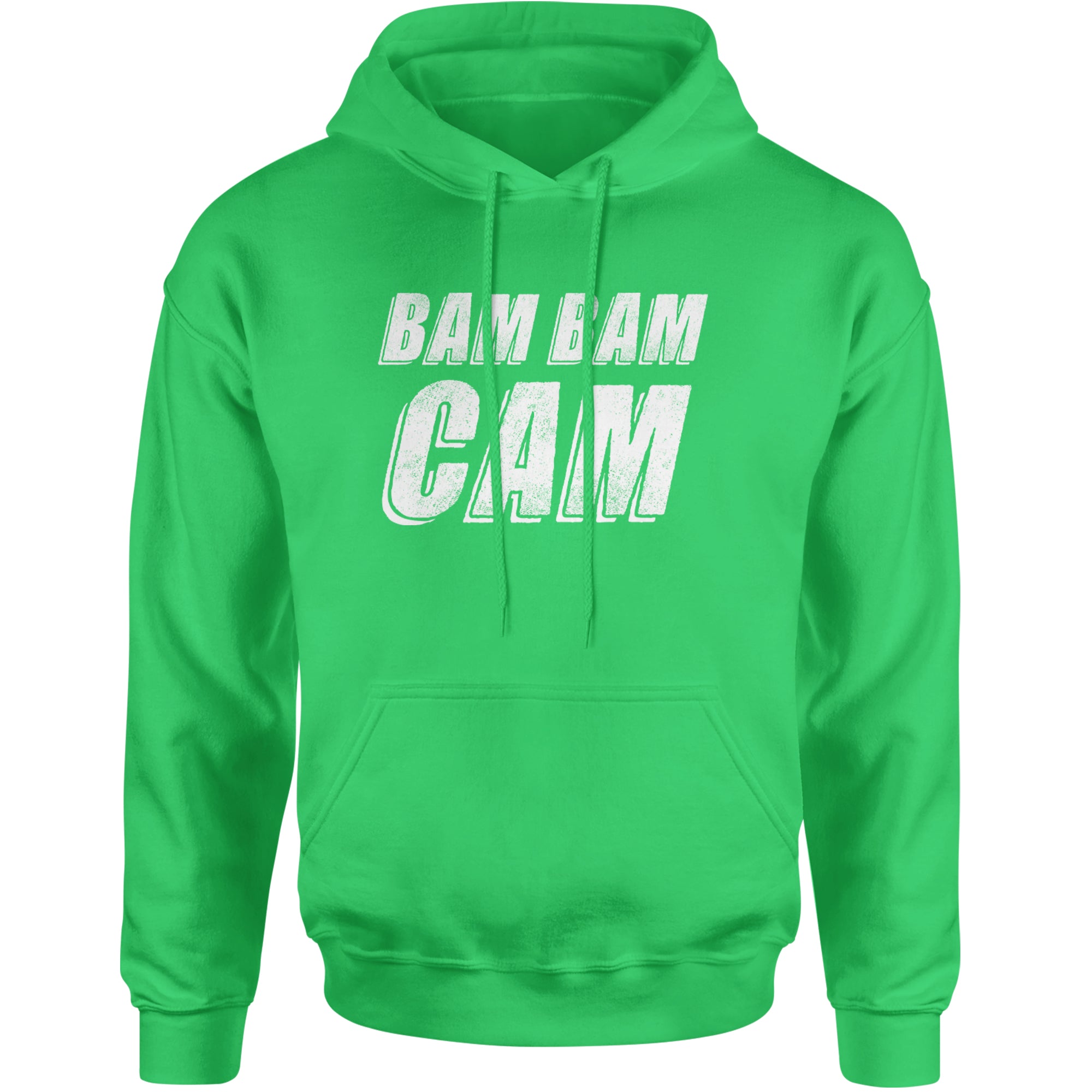 Bam Bam Cam Adult Hoodie Sweatshirt Kelly Green