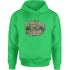 Tennessee Legend Country Music Dolly Adult Hoodie Sweatshirt Kelly Green