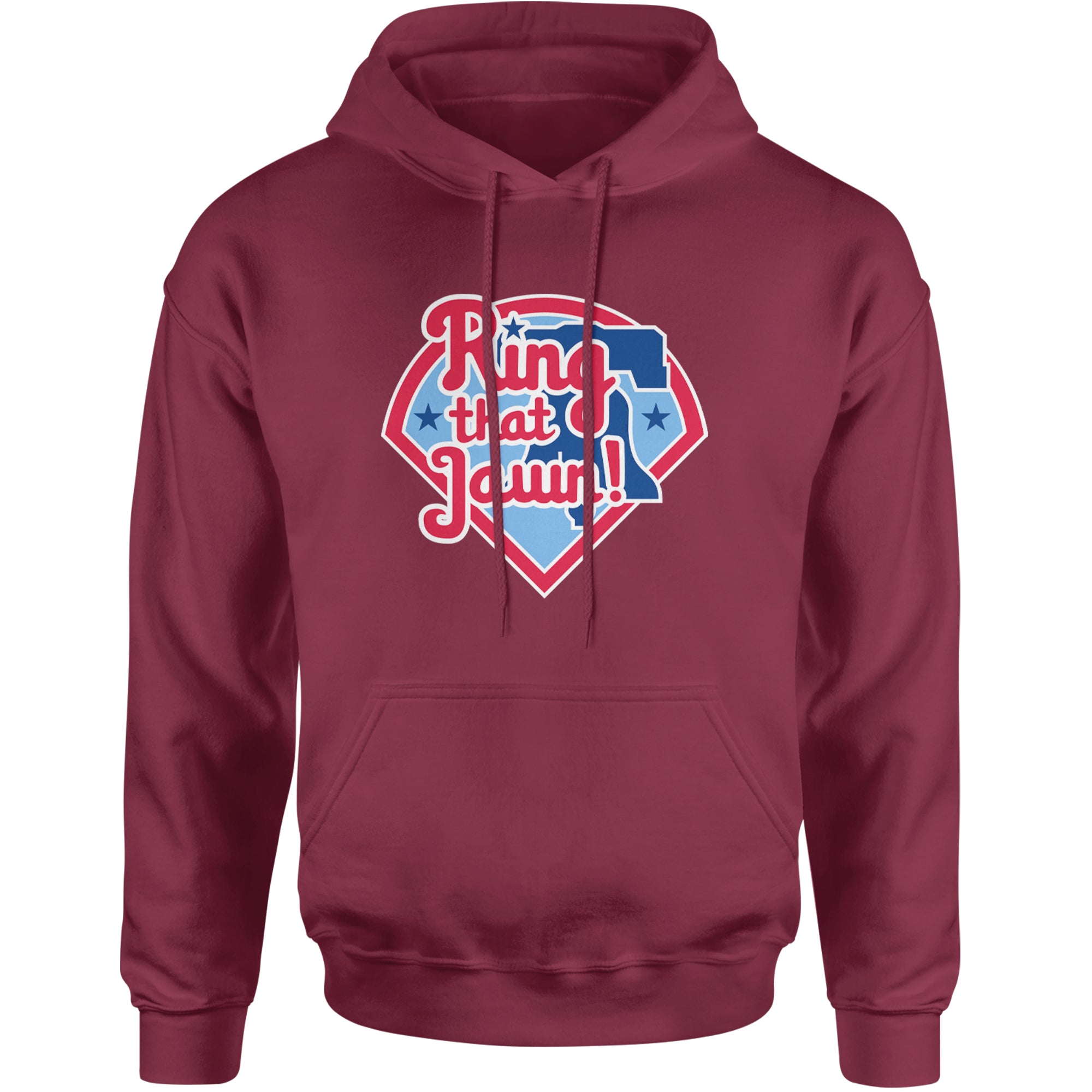 Ring That Jawn Philly Baseball Adult Hoodie Sweatshirt Maroon