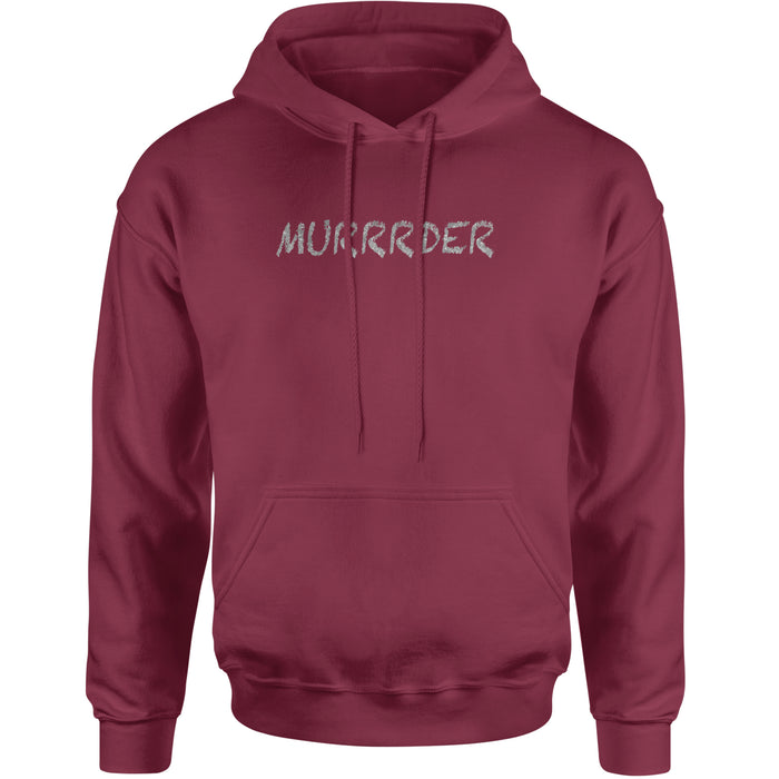 Murrrder Glitter Traitor Adult Hoodie Sweatshirt