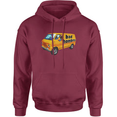 Bad Hombres Van West Chester Band Adult Hoodie Sweatshirt Maroon
